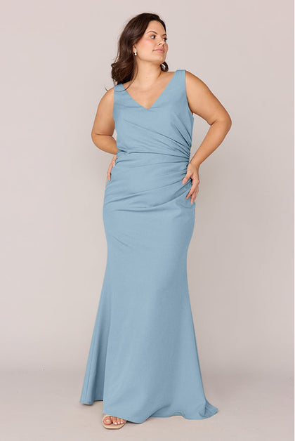 Dawson Crepe Dress | Made To Order | French Blue