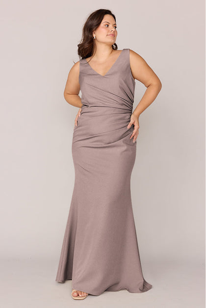 Dawson Crepe Dress | Made To Order | Latte