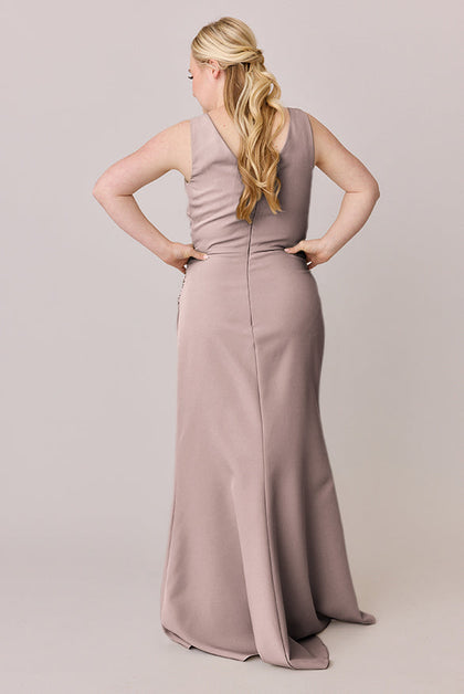 Dawson Crepe Dress | Made To Order | Latte