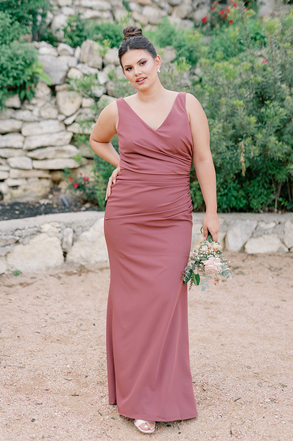 Model: Barbara; Size: 14; Color: Dusty Rose