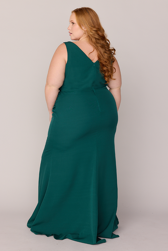 Dawson Crepe Dress | Made To Order Classic Emerald Dawson Crepe Dress | Made To Order Classic Emerald
