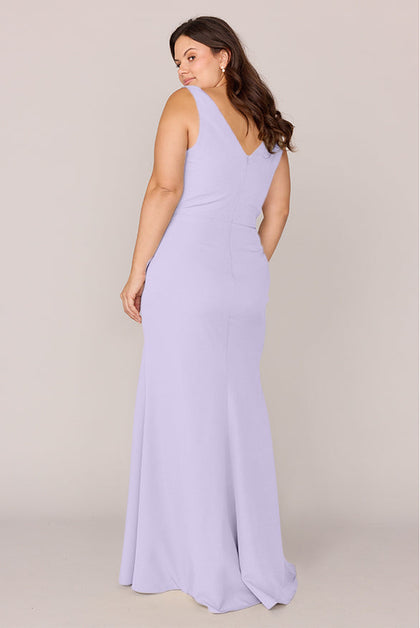 Dawson Crepe Dress | Made To Order | Light Lavender
