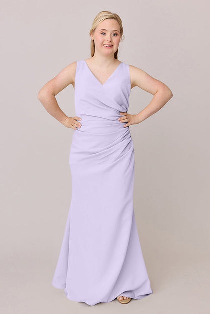 Dawson Crepe Dress | Made To Order | Light Lavender