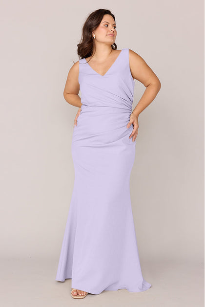 Dawson Crepe Dress | Made To Order | Light Lavender