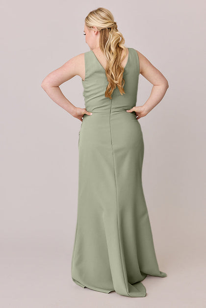 Dawson Crepe Dress | Made To Order | Moss