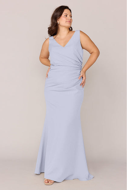Dawson Crepe Dress | Made To Order | Periwinkle