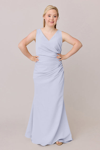 Dawson Crepe Dress | Made To Order | Periwinkle