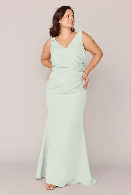 Dawson Crepe Dress | Made To Order | Pistachio