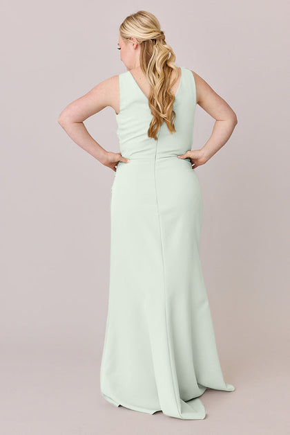 Dawson Crepe Dress | Made To Order | Pistachio