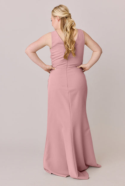 Dawson Crepe Dress | Made To Order | Rose Quartz