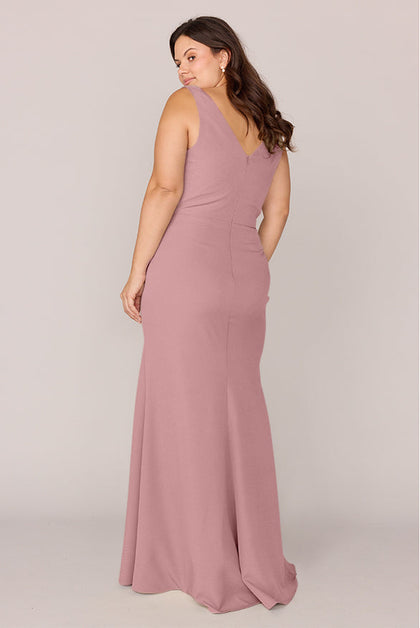 Dawson Crepe Dress | Made To Order | Rose Quartz