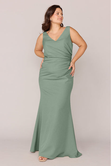Dawson Crepe Dress | Made To Order | Sage