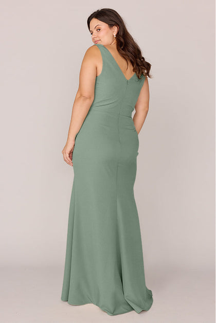 Dawson Crepe Dress | Made To Order | Sage
