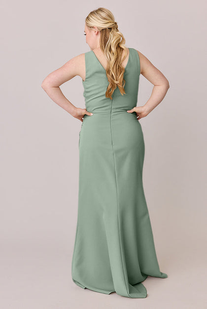 Dawson Crepe Dress | Made To Order | Sage