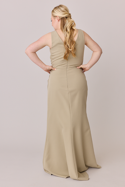 Dawson Crepe Dress | Made To Order | Sage