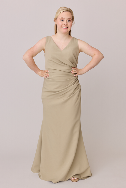 Dawson Crepe Dress | Made To Order | Sage