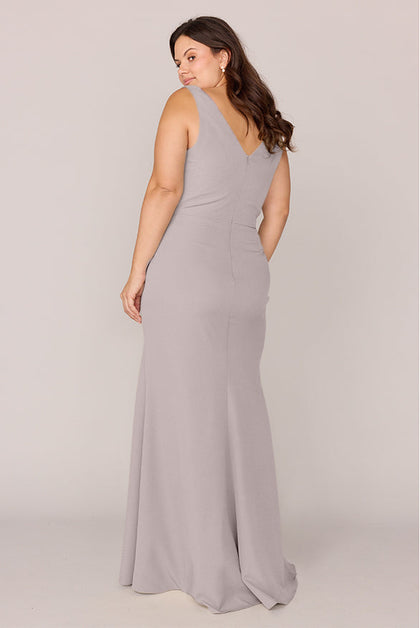 Dawson Crepe Dress | Made To Order | Taupe