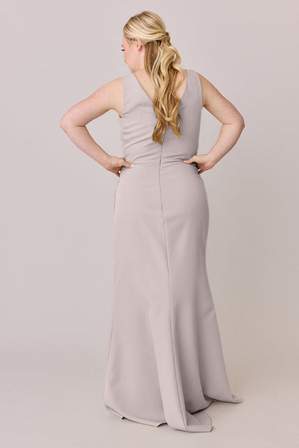 Dawson Crepe Dress | Made To Order | Taupe