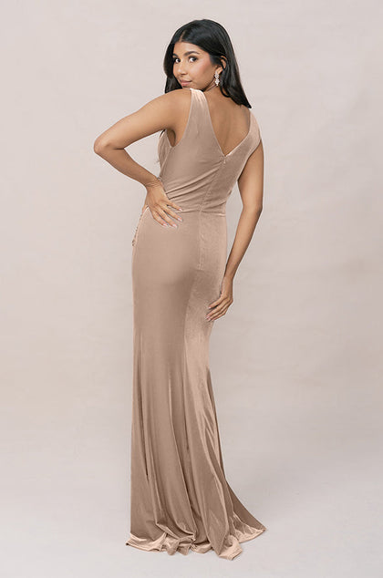Dawson Velvet Dress | Made To Order | Champagne