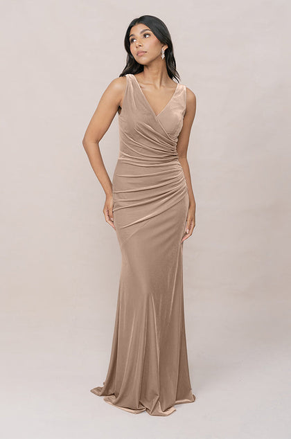 Dawson Velvet Dress | Made To Order | Champagne