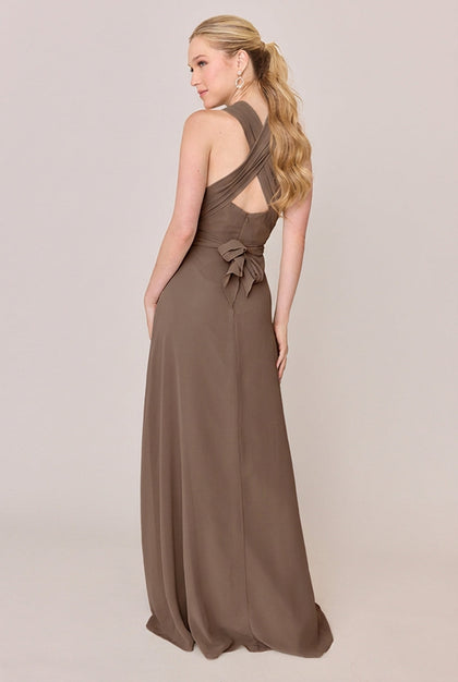 Devan Convertible Chiffon Dress | Made To Order | Truffle