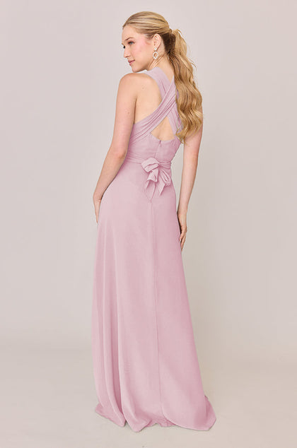 Devan Convertible Chiffon Dress | Made To Order | Blush Pink