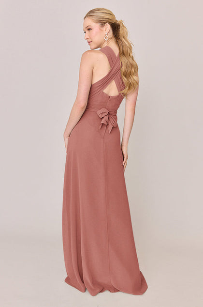 Devan Convertible Chiffon Dress | Made To Order | Desert Rose