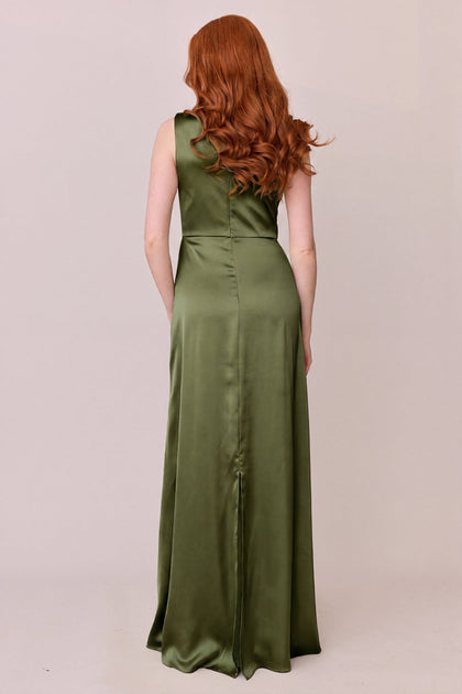 Diana Satin Dress | Made To Order | Fern