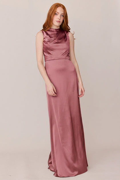 Diana Satin Dress | Made To Order | Raspberry