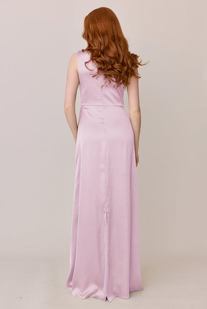 Diana Satin Dress | Made To Order | Baby Pink