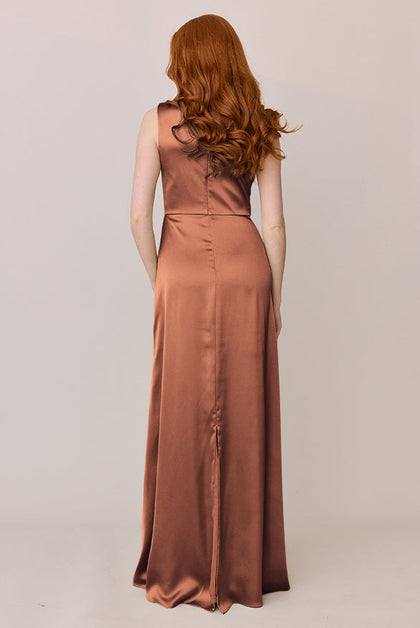 Diana Satin Dress | Made To Order | Copper