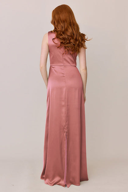 Diana Satin Dress | Made To Order | Desert Rose