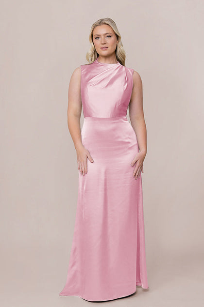 Diana Satin Dress | Made To Order | Perfect Pink