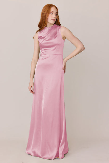 Diana Satin Dress | Made To Order | Perfect Pink