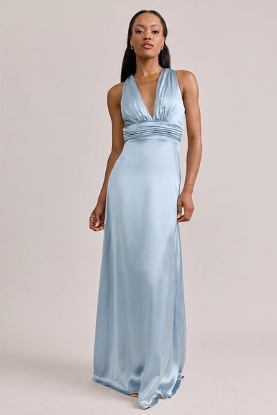 dylan satin charmeuse maxi dress Dylan Satin Charmeuse Maxi Dress