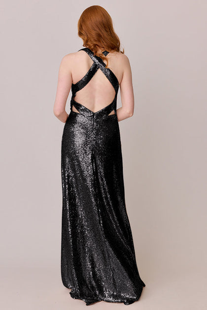 Dylan Sequin Dress | Made To Order | Black