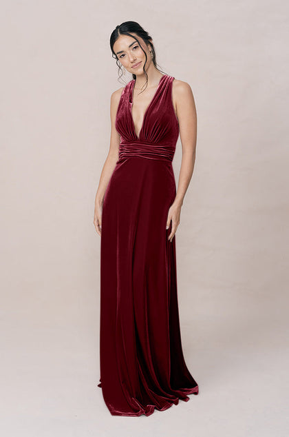 Dylan Velvet Dress | Made To Order | Romantic Rose