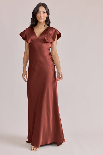 Eden Satin Dress | Made To Order | Cinnamon Rose