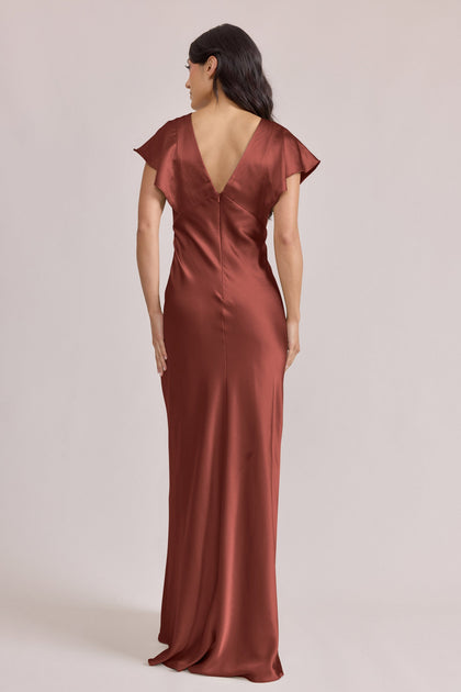 Eden Satin Dress | Made To Order | Cinnamon Rose