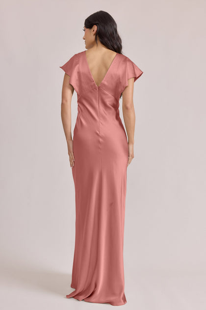 Eden Satin Dress | Made To Order | Desert Rose