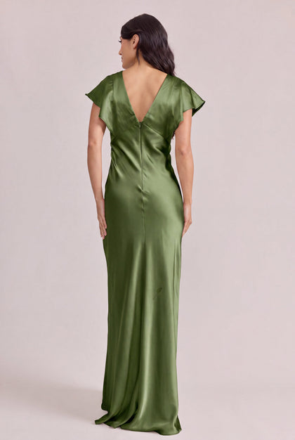 Eden Satin Dress | Made To Order | Fern