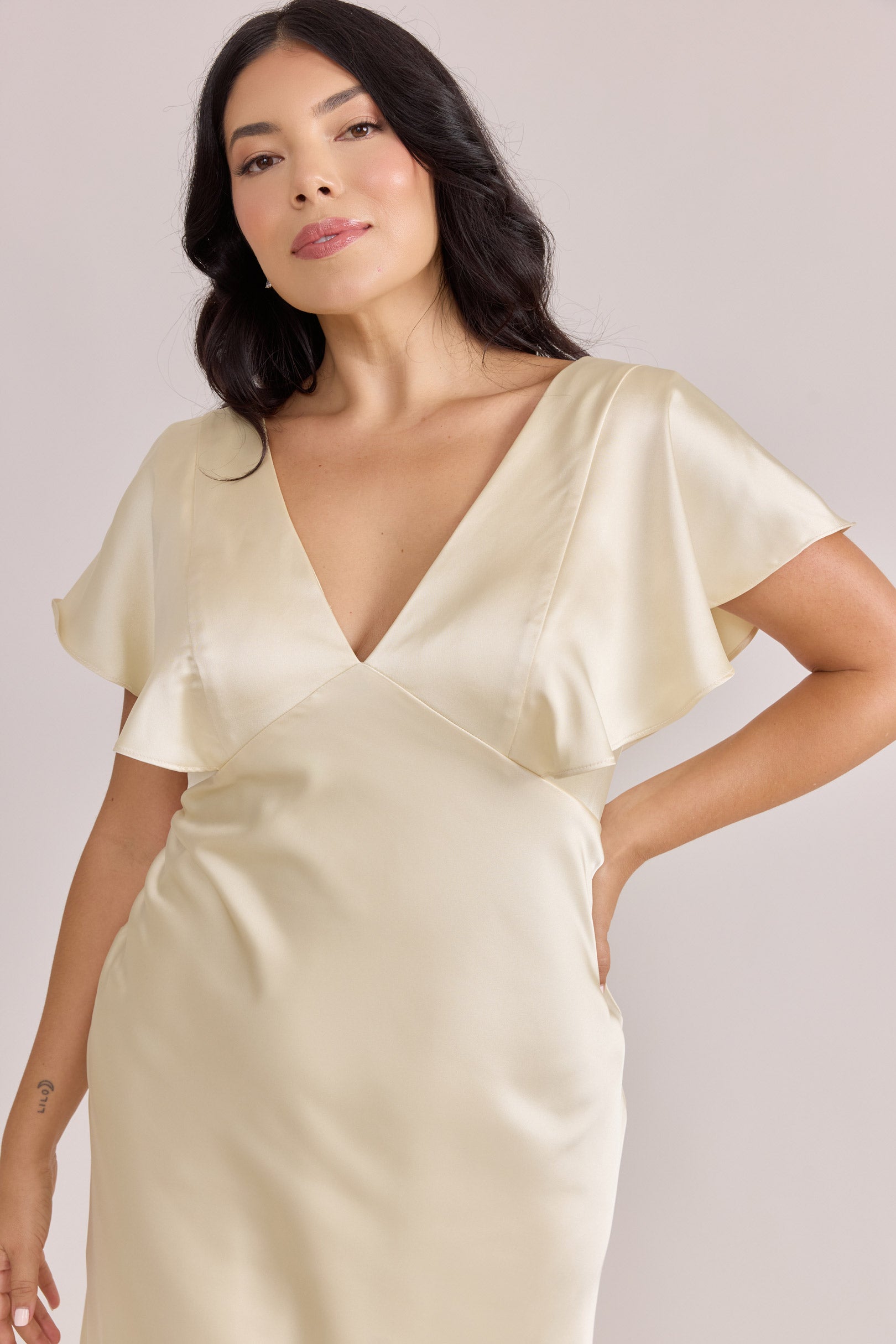 Eden Satin Dress | Made To Order Sage Eden Satin Dress | Made To Order Sage