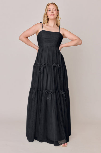 Eloise Tulle Dress | Made To Order | Black