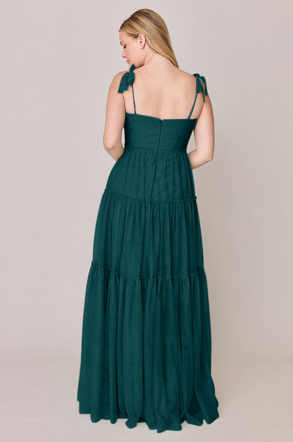 Eloise Tulle Dress | Made To Order | Classic Emerald