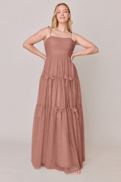 Eloise Tulle Dress | Made To Order | Desert Rose