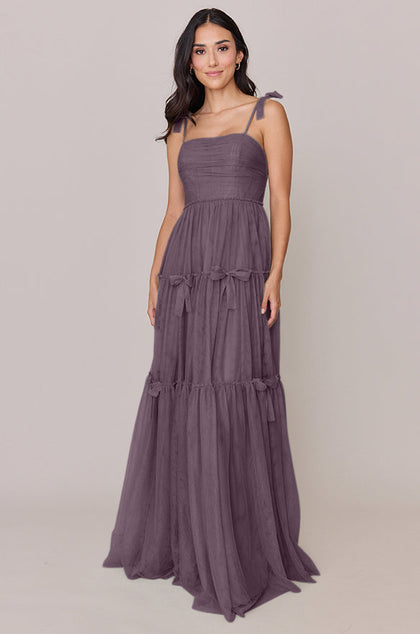 Eloise Tulle Dress | Made To Order | Dusty Purple