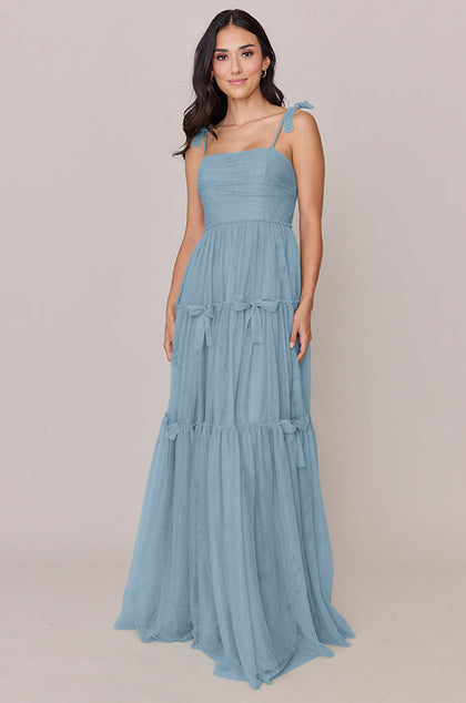 Eloise Tulle Dress | Made To Order | French Blue