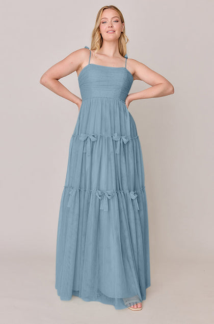 Eloise Tulle Dress | Made To Order | French Blue