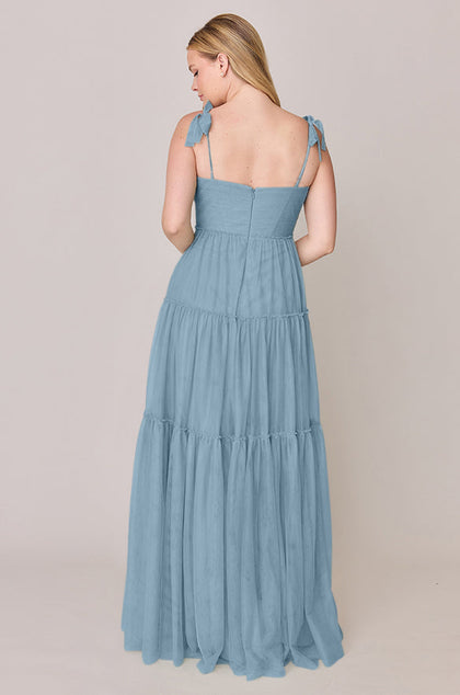 Eloise Tulle Dress | Made To Order | French Blue