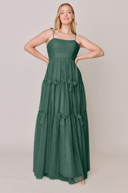 Eloise Tulle Dress | Made To Order | Greenery